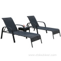 Garden Furniture Adjustable Rattan Outdoor Sun Lounger